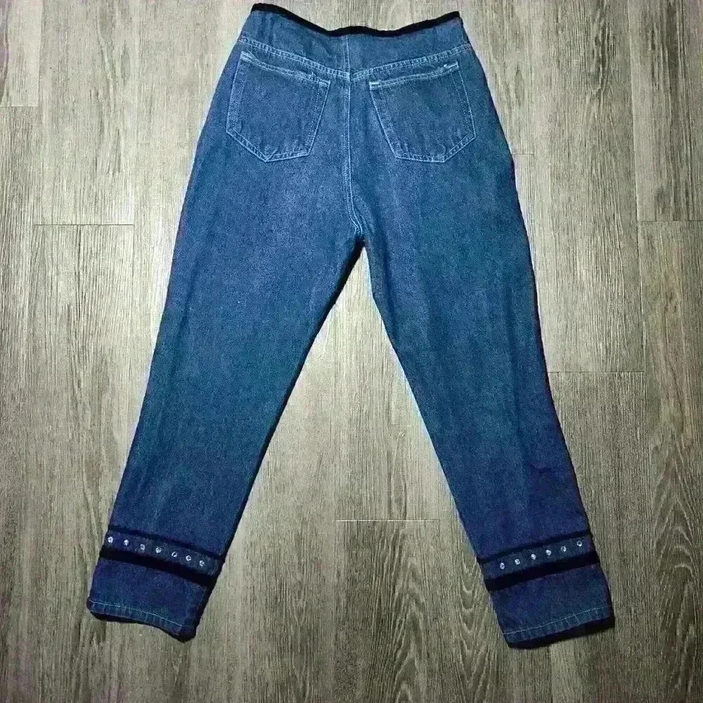 Vintage 90s crazy mom jeans with bedazzled Lisa Frank animals ✦ kidcore jeans ✦ - Picture 15 of 16